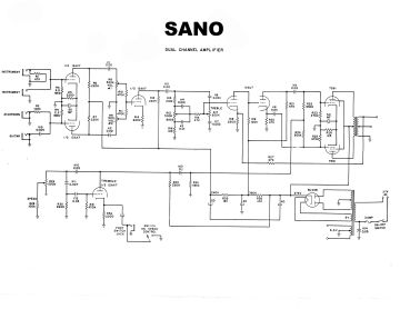 Sano Dual Channel schematic circuit diagram